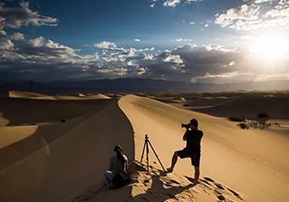 photographers on dunes